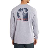 Carhartt 102860 - Workwear Graphic Time to Earn That Buck Long Sleeve T-Shirt