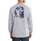 Heather Gray Carhartt 102860 Back View - Heather Gray