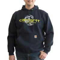 Carhartt 102874 - Midweight Logo Hooded Pullover Sweatshirt