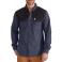 Navy Heather Carhartt 102876 Front View - Navy Heather