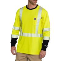 Carhartt 102905 - Flame Resistant High-Visibility Long Sleeve T-Shirt - Class 3