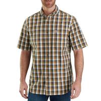 Carhartt 103005 - Essential Plaid Button Down Short Sleeve Shirt
