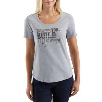 Carhartt 103057 - Women's Lockhart "Build Anything" Short Sleeve Scoop-Neck T-Shirt