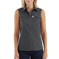 Carhartt 103082 - Women's Force Ridgefield Sleeveless Plaid Shirt