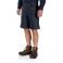 Navy Carhartt 103111 Front View - Navy | Model is 6'2" with a 40.5" chest, wearing 32W