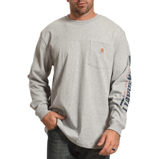 Heather Gray Carhartt 103139 Front View