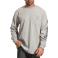 Heather Gray Carhartt 103139 Front View - Heather Gray