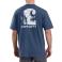 Dark Cobalt Blue Heather Carhartt 103185 Front View - Dark Cobalt Blue Heather