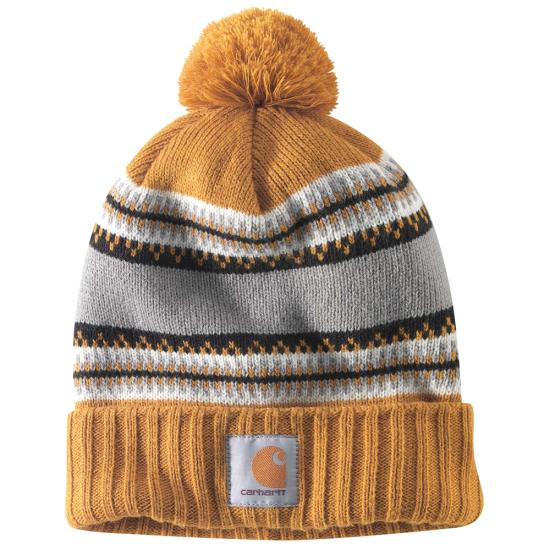 gold carhartt beanie