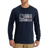 Carhartt 103304 - Lubbock Logo Flag Graphic Long Sleeve T-Shirt