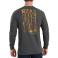 Carbon Heather Carhartt 103305 Back View - Carbon Heather