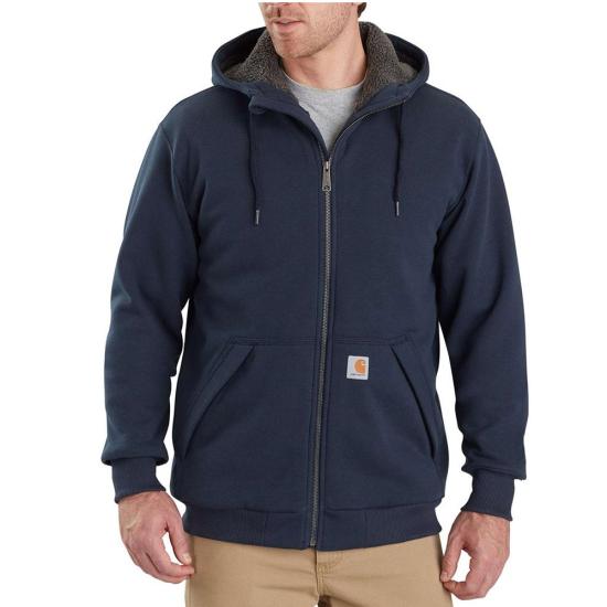 Details about   Carhartt Men's Rain Defender Rockland Sherpa Lined Hooded Sweatshirt