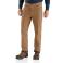 Dark Khaki Carhartt 103342 Front View - Dark Khaki | Model is 6'2" with a 40.5" chest, wearing 32W x 32L
