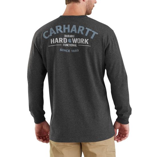 Carbon Heather Carhartt 103354 Back View