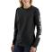 Black Carhartt 103401 Front View - Black