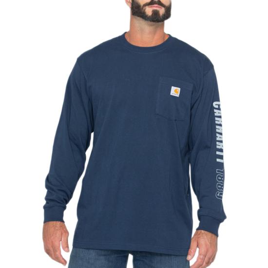 Navy Carhartt 103454 Front View