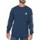 Navy Carhartt 103454 Front View - Navy