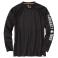 Black Carhartt 103672 Front View - Black