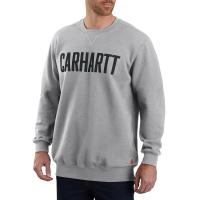 Carhartt 103853 - Midweight Block Logo Crewneck Sweatshirt