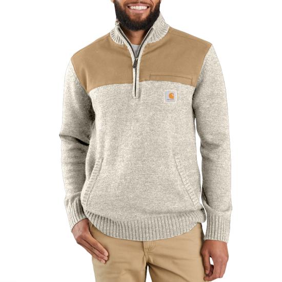 carhartt half zip sweater