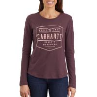 Carhartt 103929 - Women's Lockhart Graphic Workwear Long Sleeve Crew T-Shirt