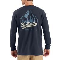 Carhartt 104029 - Workwear Mountain Patch Graphic Long Sleeve T-Shirt