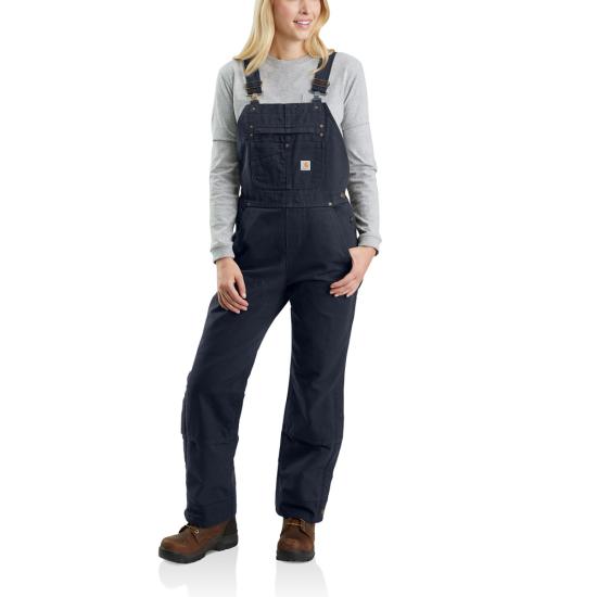 Carhartt 104049 - Women's Washed Duck Bib Overalls - Quilt Lined
