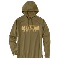 Carhartt 104083 - Force Birdseye Graphic Hooded Long Sleeve T-Shirt