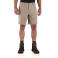 Tan Carhartt 104198 Front View - Tan | Model is 6'2" with a 40.5" chest, wearing 32W