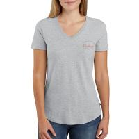 Carhartt 104227 - Women's V-Neck Rugged Graphic T-Shirt