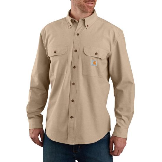 Dark Tan Chambray Carhartt 104368 Front View