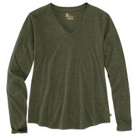Carhartt 104407 - Women's Long Sleeve V-Neck T-Shirt