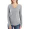 Heather Gray Carhartt 104407 Front View - Heather Gray