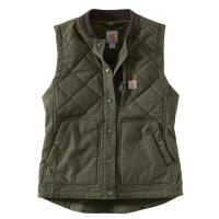 Carhartt 104423 - Women's Rugged Flex® Canvas Rib Collar Vest