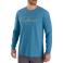 Ocean Blue Heather Carhartt 104432 Front View - Ocean Blue Heather