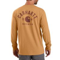 Carhartt 104434 - Heavyweight Logo Graphic Long Sleeve Pocket T-Shirt