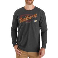 Carhartt 104435 - Heavyweight Script Graphic Long Sleeve Pocket T-Shirt