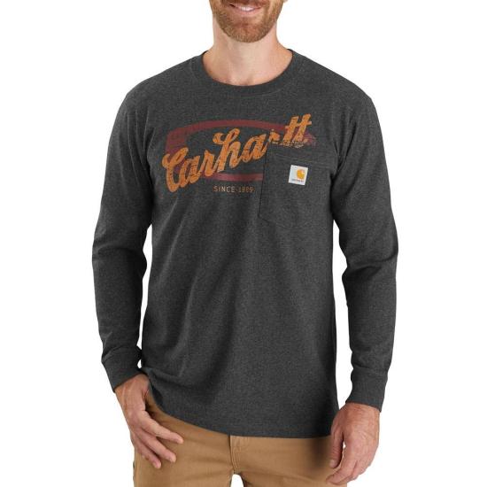 Carbon Heather Carhartt 104435 Front View