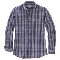 Carhartt 104444 - Relaxed Fit Cotton Long Sleeve Plaid Shirt