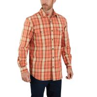 Carhartt 104446 - Relaxed Fit Long Sleeve Plaid Shirt