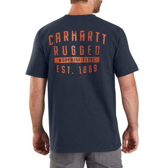 Navy Carhartt 104581 Back View