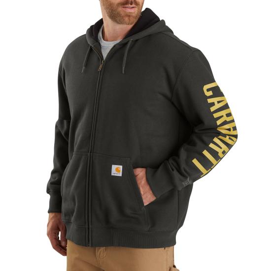 fleece lined carhartt hoodie