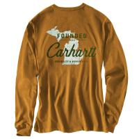 Carhartt 104788 - Relaxed Fit Heavyweight Long Sleeve Logo Graphic T-Shirt