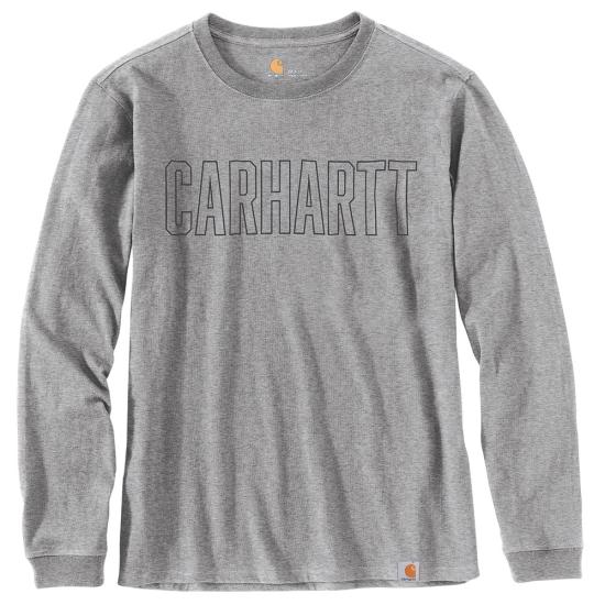 Heather Gray Carhartt 104789 Front View