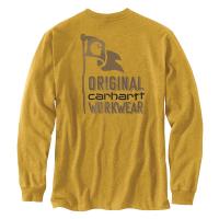 Carhartt 104889 - Loose Fit Heavyweight Long-Sleeve Pocket Flag Graphic T-Shirt