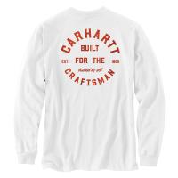 Carhartt 104895 - Relaxed Fit Heavyweight Long-Sleeve Pocket Craftsman Graphic T-Shirt