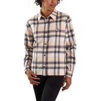 Carhartt 104972 - Women's Rugged Flex® Loose Fit Midweight Flannel Long-Sleeve Plaid Shirt