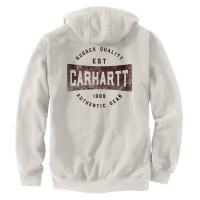 Carhartt 105021 - Loose Fit Midweight Full-Zip Hooded Authentic Gear Graphic Sweatshirt