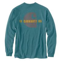 Carhartt 105054 - Relaxed Fit Heavyweight Long-Sleeve Pocket Carhartt C Graphic T-Shirt