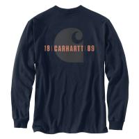 Carhartt 105054 - Relaxed Fit Heavyweight Long-Sleeve Pocket Carhartt C Graphic T-Shirt